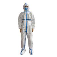 Safety Disposable protective clothing, Isolation Clothing, Light disposable one-piece isolated protective coverall suit